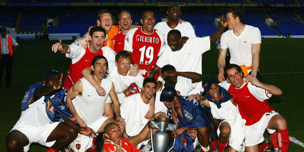 On this day in 2004, Arsenal won the Premier League title at White Hart Lane