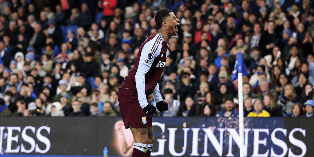 Rashford has 'a smile again' as Aston Villa form continues at Brighton