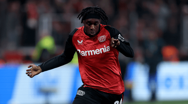 Liverpool transfer target and Bayer Leverkusen full-back Jeremie Frimpong.