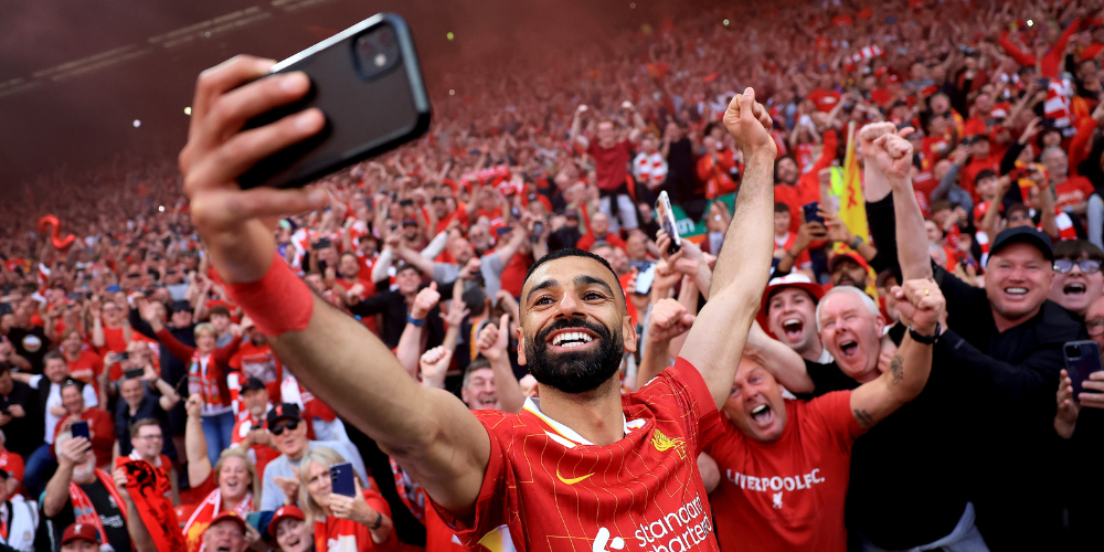 Mohamed Salah wins record-equalling Footballer of the Year award