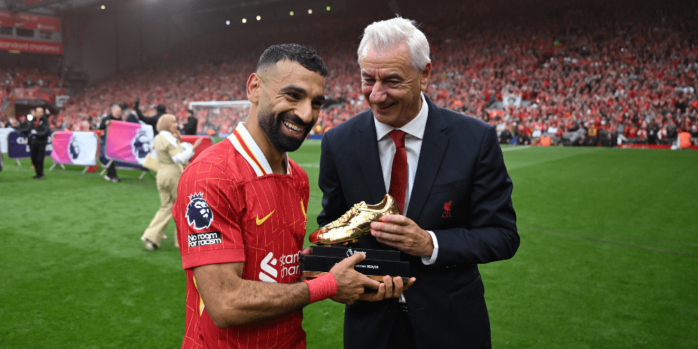 The five top scorers in the Premier League in 2024/25