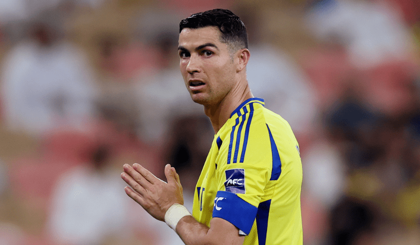 Cristiano Ronaldo in action for Al Nassr.