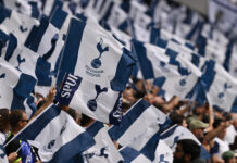 Spurs want more than £30m for starlet ‘keen’ on Brighton transfer Spurs fans wave small flags in the stands prior to the Premier League match between Tottenham Hotspur FC and Brighton & Hove Albion FC at Tottenham Hotspur Stadium on May 25, 2025 in London, England.