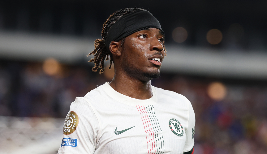 Arsenal - Noni Madueke in action for Chelsea during the CLub World Cup.