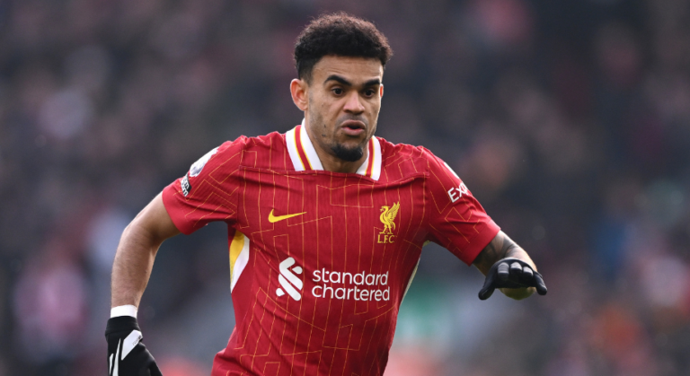 Liverpool player Luis Diaz