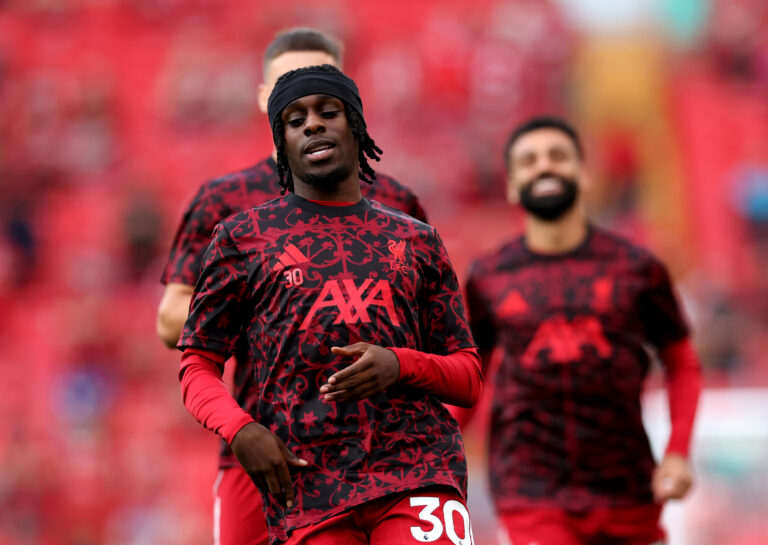Liverpool have been dealt an injury blow with Jeremie Frimpong having sustained a hamstring injury.