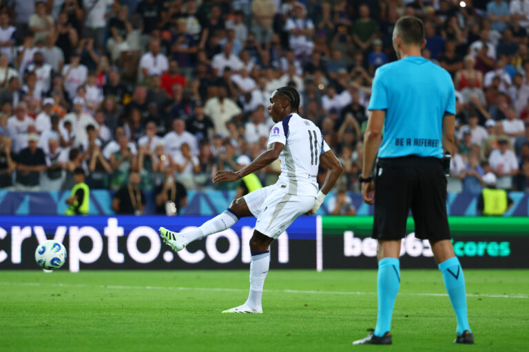 Spurs 'disgusted' by Mathys Tel abuse after Super Cup defeat