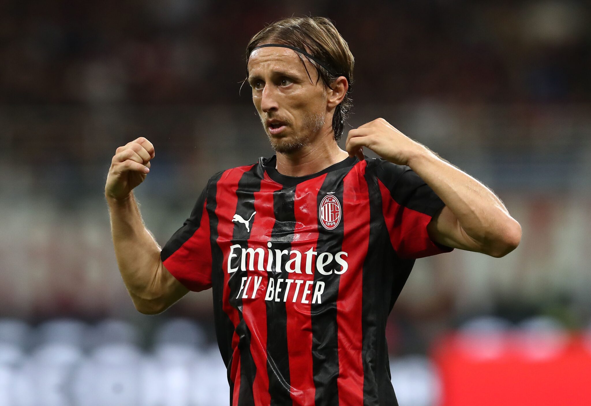 AC Milan player Luka Modric.