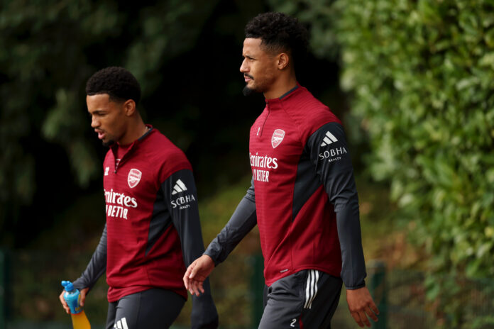 Arsenal have been handed an injury boost after William Saliba returned to training ahead of the club's Champions League opener against Athletic Bilbao