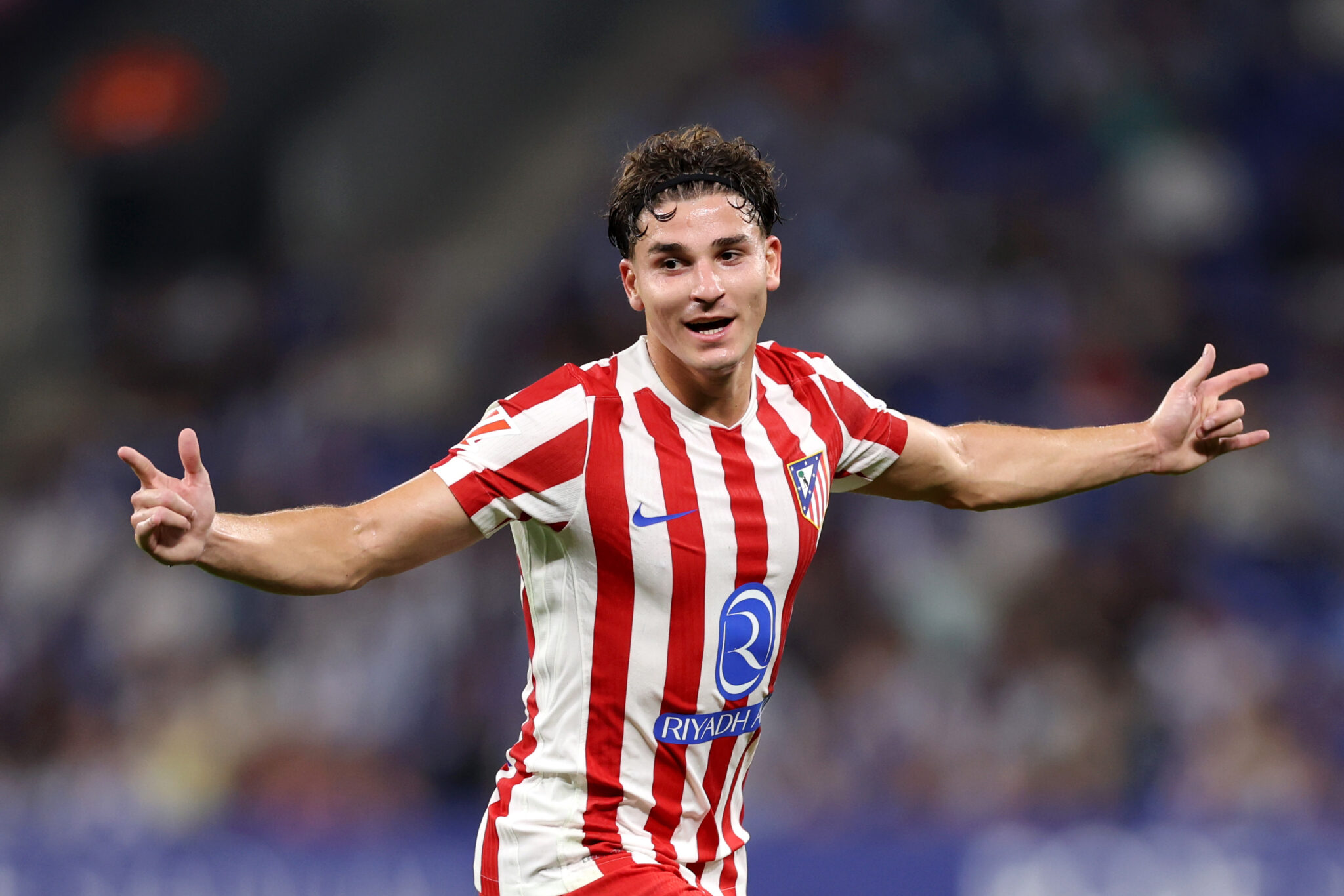 Atletico Madrid forward Julian Alvarez will miss the club's Champions League clash with Liverpoo