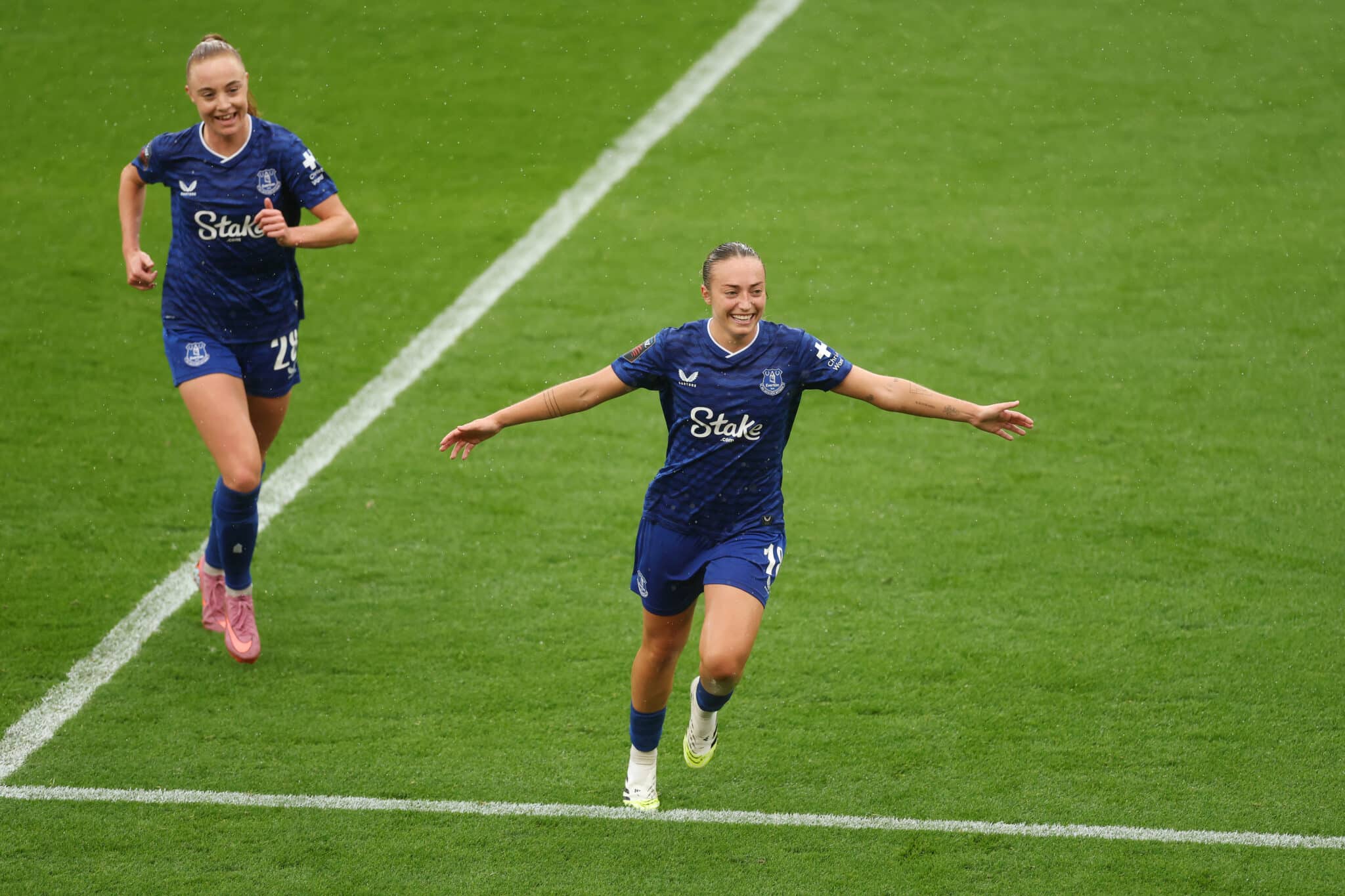 Everton debutant Ornella Vignola hits hat-trick in WSL derby win against Liverpool