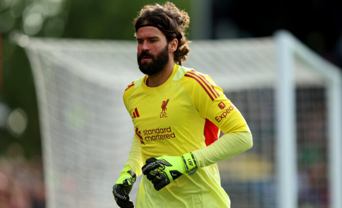 Liverpool goalkeeper Alisson Becker.