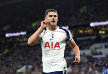 ‘Biggest nonsense’ – Van de Ven rubbishes claim Spurs players don’t care Micky van de Ven of Spurs celebrates scoring his team's second goal during the Premier League match between Everton and Tottenham Hotspur at Hill Dickinson Stadium on October 26, 2025 in Liverpool, England.