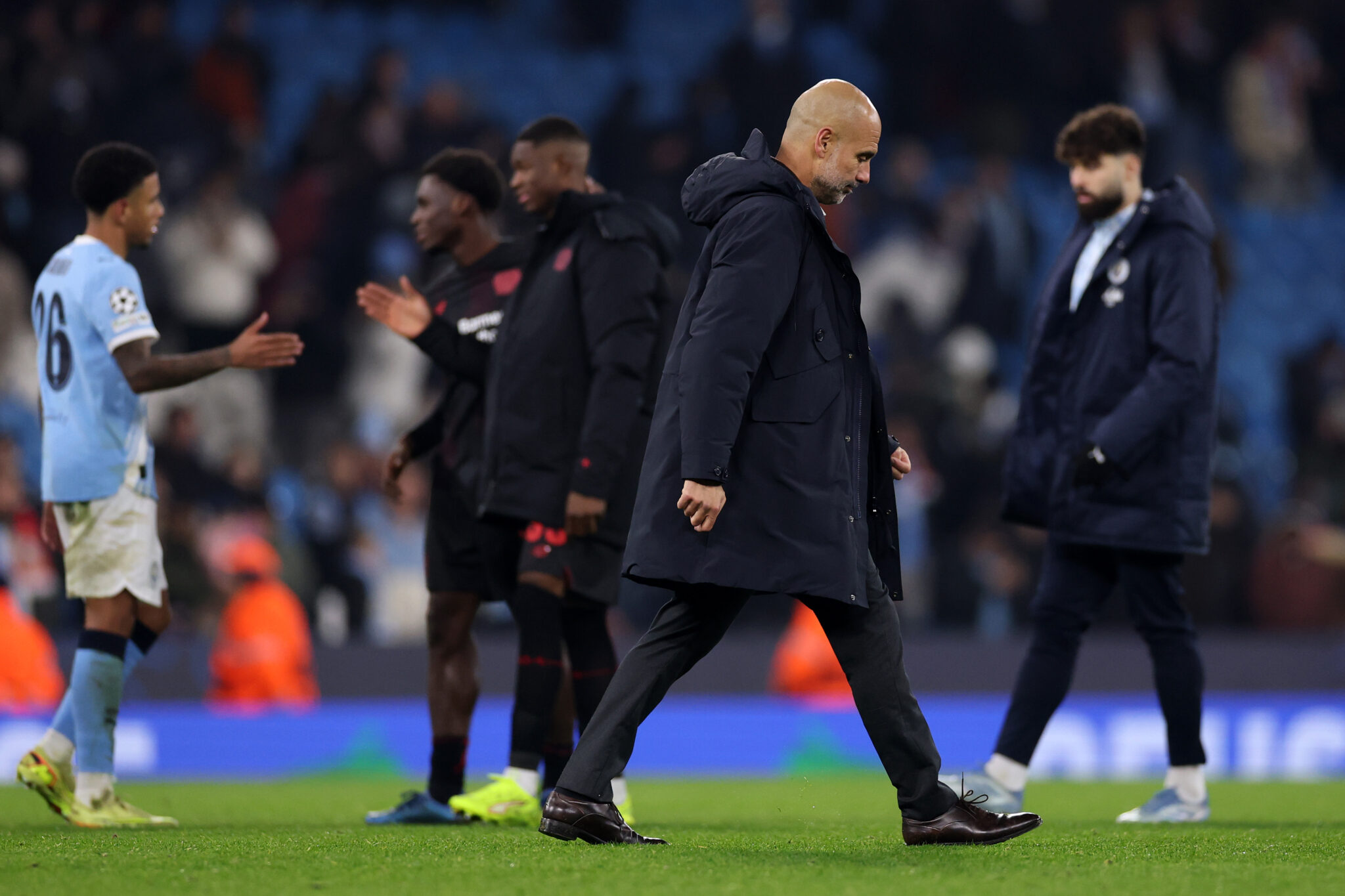 Guardiola takes blame for Manchester City changes after Leverkusen loss