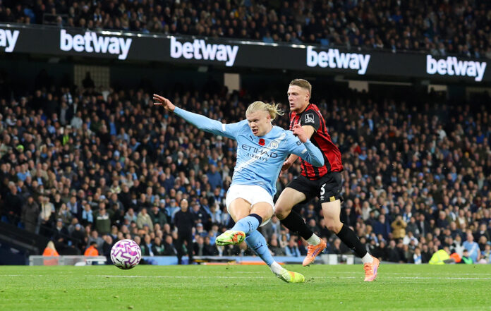 Manchester City climb to second after beating Bournemouth