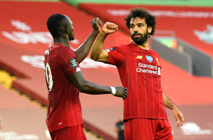 Sadio Mane discusses 'rivalry' with Salah at Liverpool