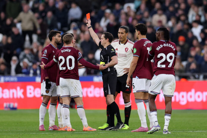 West Ham Lucas Paqueta responds to criticism of red card.