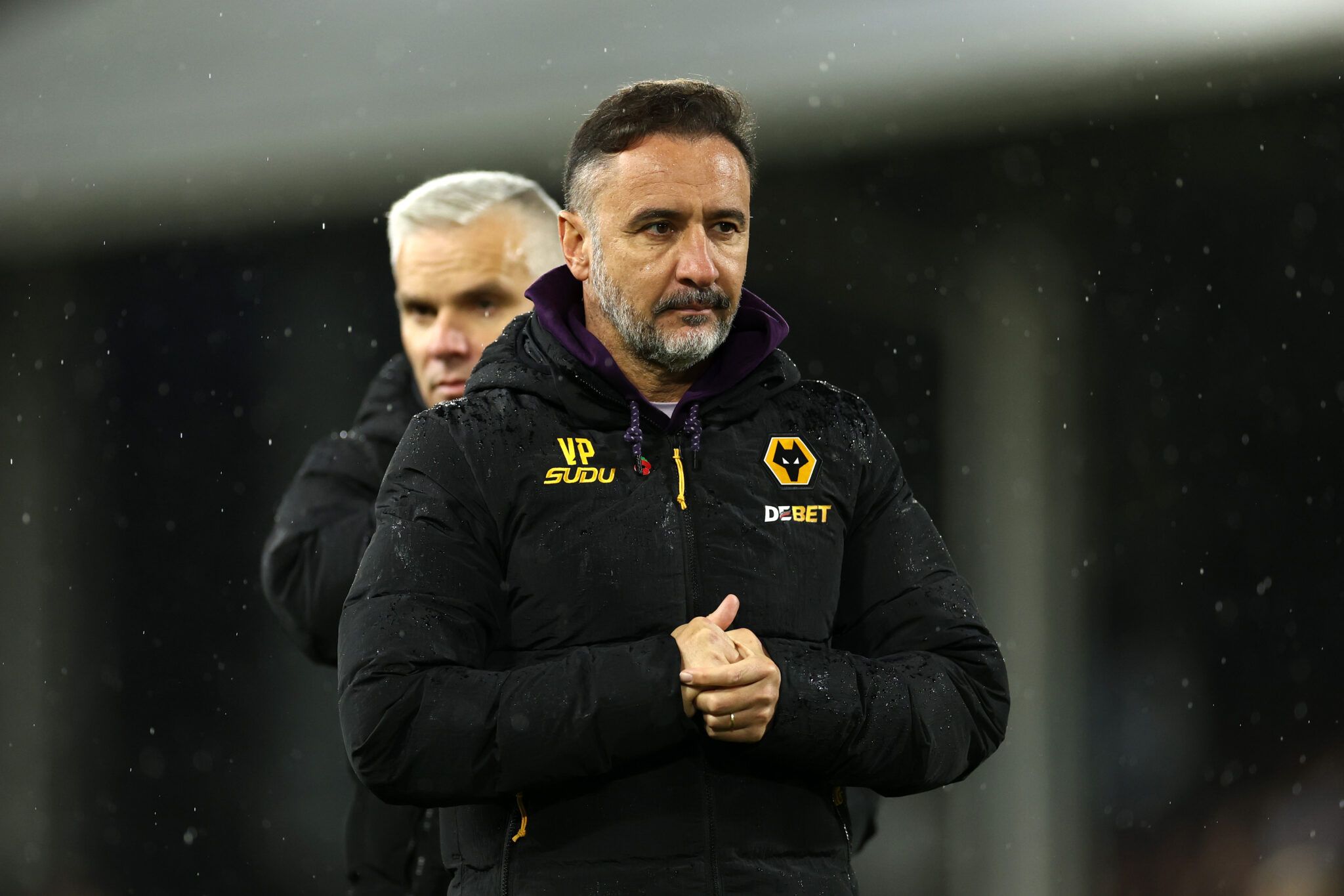 Wolves manager Vitor Pereira looks on after the team's defeat in the Premier League match between Fulham and Wolverhampton Wanderers at Craven Cottage on November 01, 2025 in London, England.
