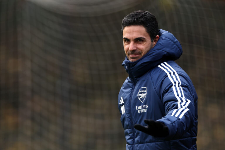 Arteta sets Arsenal points target for Premier League title success