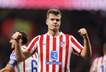 Deportivo La Coruna vs Atletico Madrid – Match preview and team news Atletico Madrid striker Alexander Sorloth celebrates.