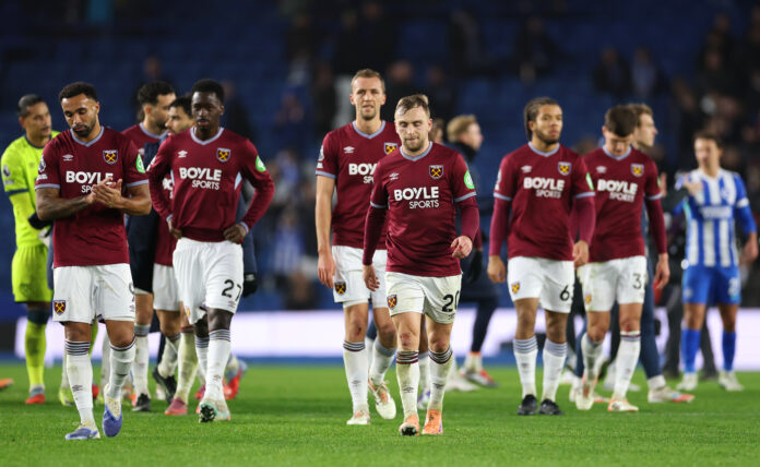 Bowen says West Ham draw at Brighton 'feels like a loss'.