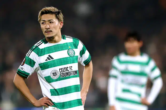 Celtic player Daizen Maeda.