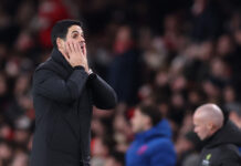 Arteta slams ‘unacceptable’ Arsenal defending against Wolves Mikel Arteta of Arsenal reacts during the Premier League match between Arsenal and Wolverhampton Wanderers at Emirates Stadium on December 13, 2025 in London, England.