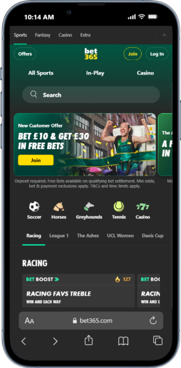 Bet365 Football Promotions and Offers