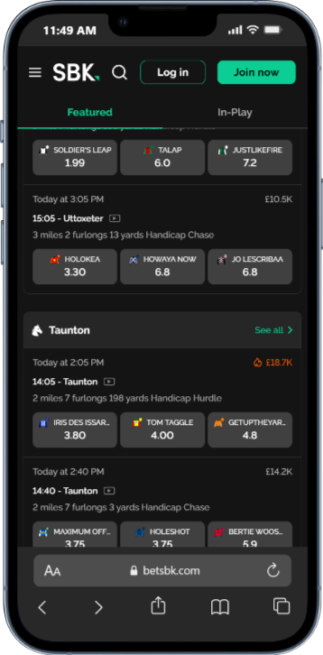 SBK Intuitive App