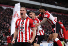 Premier League Awards: Sunderland supremacy, sublime Sangare, rampant Rogers Sunderland defender Daniel Ballard celebrates the teams first goal, an own goal, conceded by Nick Woltemade of Newcastle United (not pictured) during the Premier League match between Sunderland and Newcastle United at Stadium of Light on December 14, 2025 in Sunderland, England.