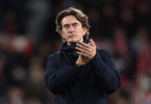 Thomas Frank reveals Spurs tried to sign £64m winger Thomas Frank, Manager of Spurs, acknowledges the fans after his team's loss during the Premier League match between Nottingham Forest and Tottenham Hotspur at City Ground on December 14, 2025 in Nottingham, England.