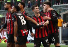 AC Milan XI vs Bologna – Predicted lineup and team news AC Milan player Christian Pulisic celebrates a goal with his teammates.