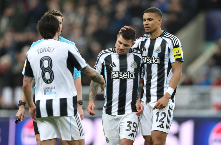Howe unsure if Guimaraes available ahead of Liverpool clash