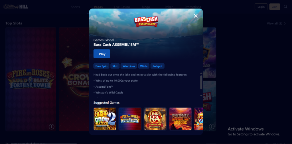 William Hill Bass Cash ASSEMBL'EM 
