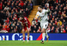 Liverpool star Szoboszlai slammed for ‘disrespectful’ error LIVERPOOL, ENGLAND - JANUARY 12: Adam Phillips of Barnsley celebrates scoring his team's second goal as Dominik Szoboszlai of Liverpool reacts after making a defensive error during the Emirates FA Cup Third Round match between Liverpool and Barnsley on January 12, 2026 in Liverpool, England.