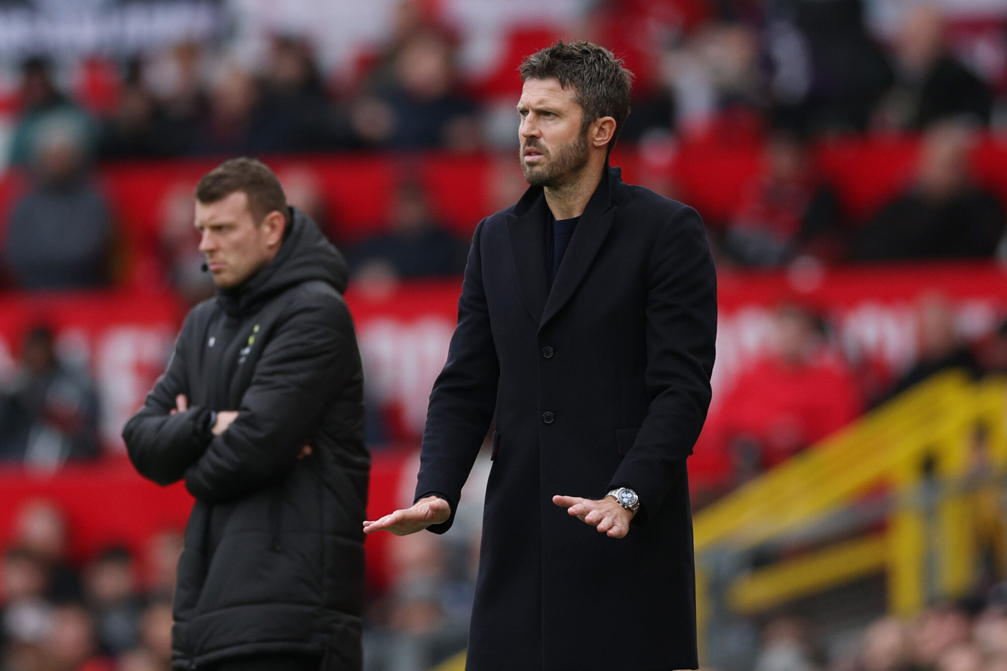 Carrick coy on long-term role at Manchester United