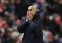 Pep Guardiola philosophical as Man City lose ground to Arsenal Pep Guardiola, Manager of Man City, reacts during the Premier League match between Sunderland and Manchester City at Stadium of Light on January 01, 2026 in Sunderland, England.