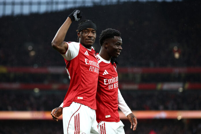 Arsenal boss Arteta encouraged by Madueke and Saka chemistry