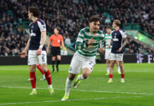 Celtic vs VfB Stuttgart – Predicted lineup and team news Sebastian Tounekti of Celtic celebrates befor VAR rules his goal out during the William Hill Premiership match between Celtic and Falkirk at Celtic Park on February 01, 2026 in Glasgow, Scotland.