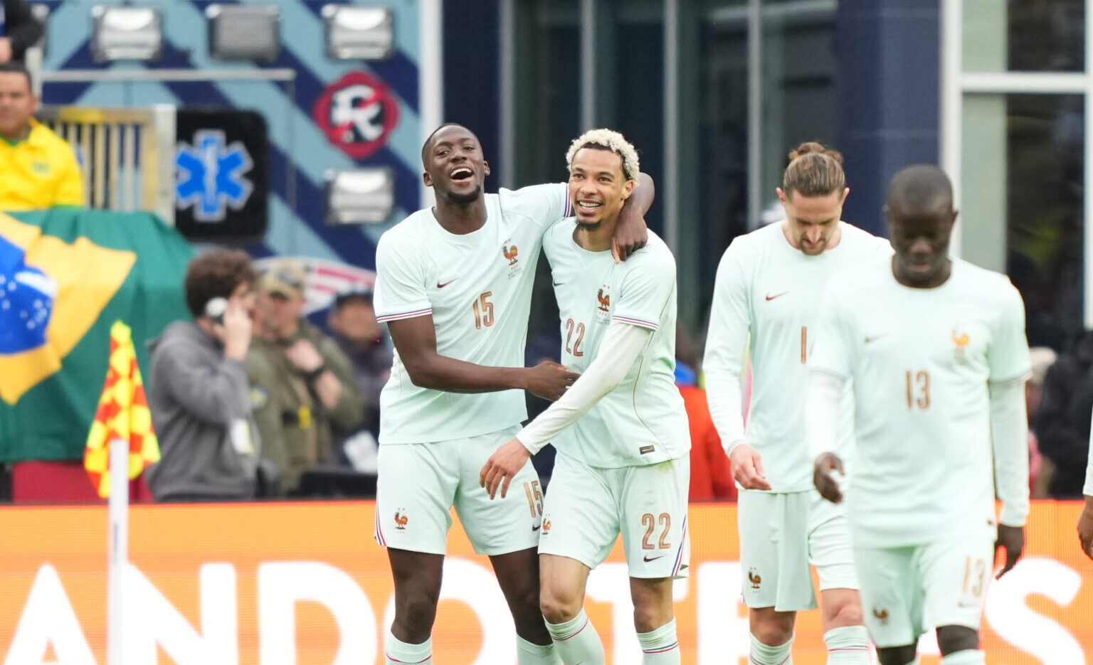 Liverpool striker Hugo Ekitike was on target as France beat Brazil in US friendly