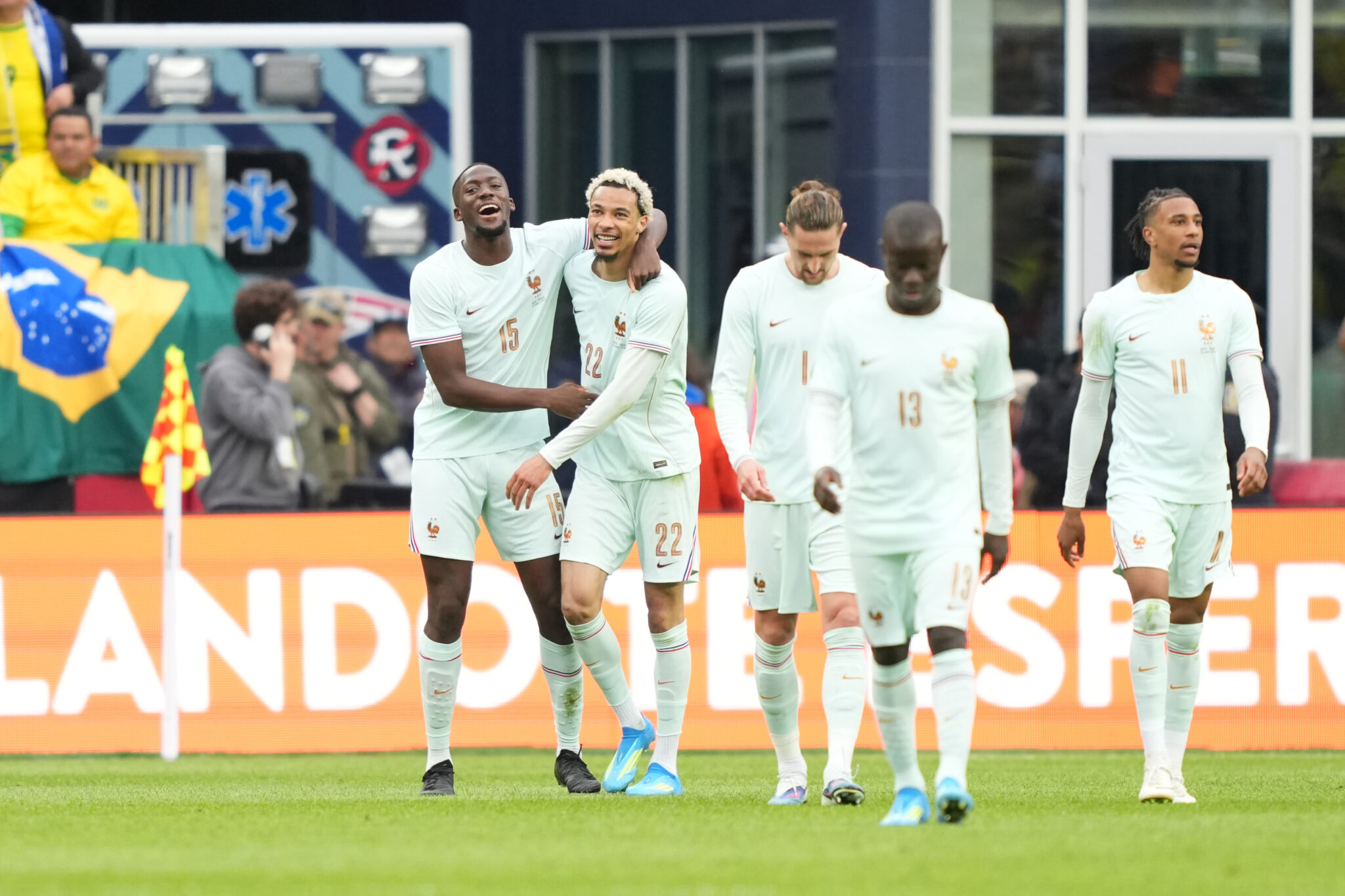 Liverpool striker Hugo Ekitike was on target as France beat Brazil in US friendly