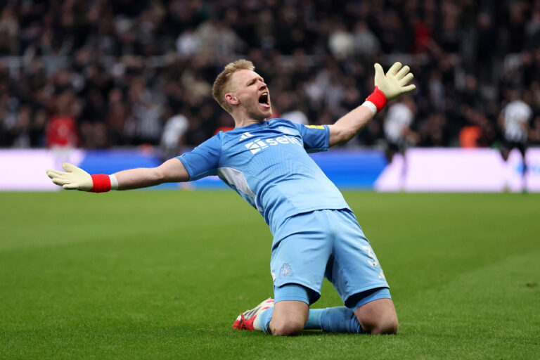 Ramsdale hails St James' crowd after Manchester United win