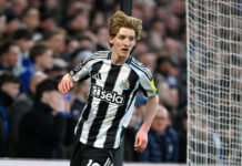Anthony Gordon to miss Arsenal game amid transfer rumours Anthony Gordon of Newcastle United celebrates scoring his team's first goal during the Premier League match between Chelsea and Newcastle United at Stamford Bridge on March 14, 2026 in London, England.
