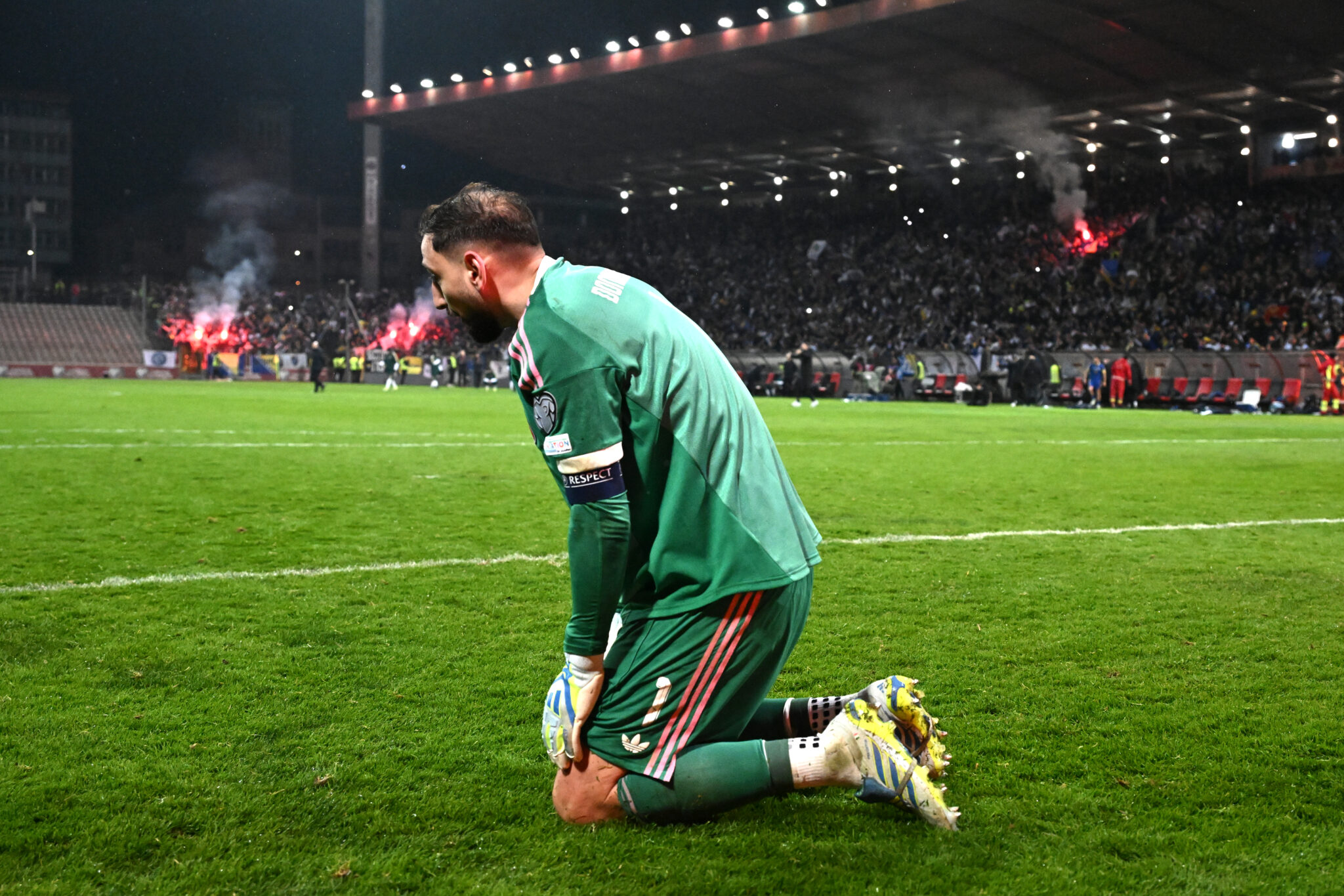 Donnarumma in tears as Italy suffer historic World Cup failure