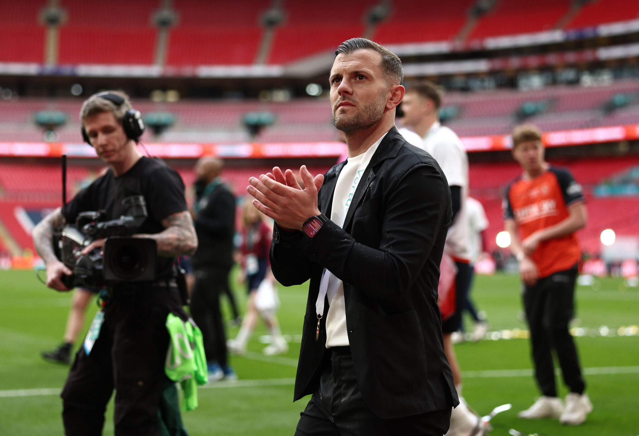 Jack Wilshere 'proud' as Luton Town lift EFL Trophy