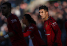 5️⃣ spicy fixtures you must watch this weekend 🌶 Casemiro of Man Utd during the Premier League match between Leeds United and Manchester United at Elland Road on January 04, 2026 in Leeds, England.