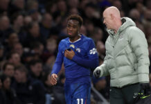 Chelsea starlet dealt injury setback as absence explained Jamie Gittens of Chelsea leaves the pitch after picking up an injury during the Premier League match between Chelsea and West Ham United at Stamford Bridge on January 31, 2026 in London, England.