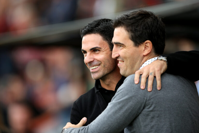 Arteta reveals 'thank you' call to Iraola after Arsenal title win