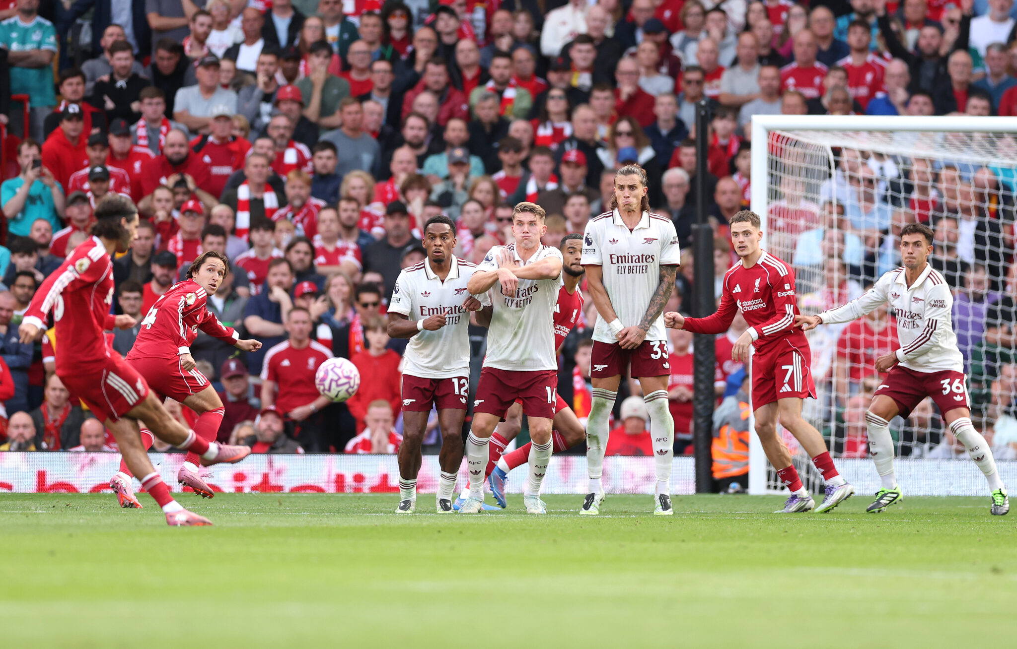 Five of the best goals of the 2025-26 Premier League season