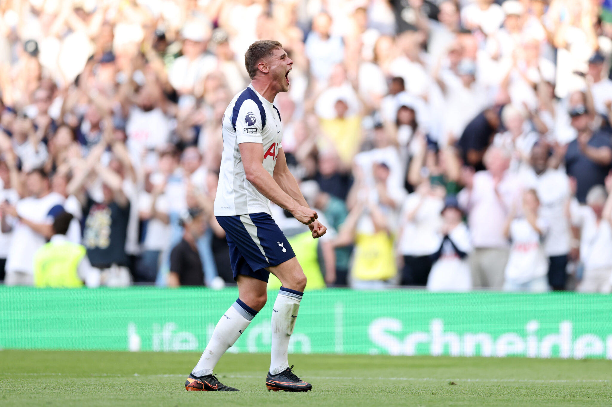 Van de Ven relieved as Spurs survive 'embarrassing' season